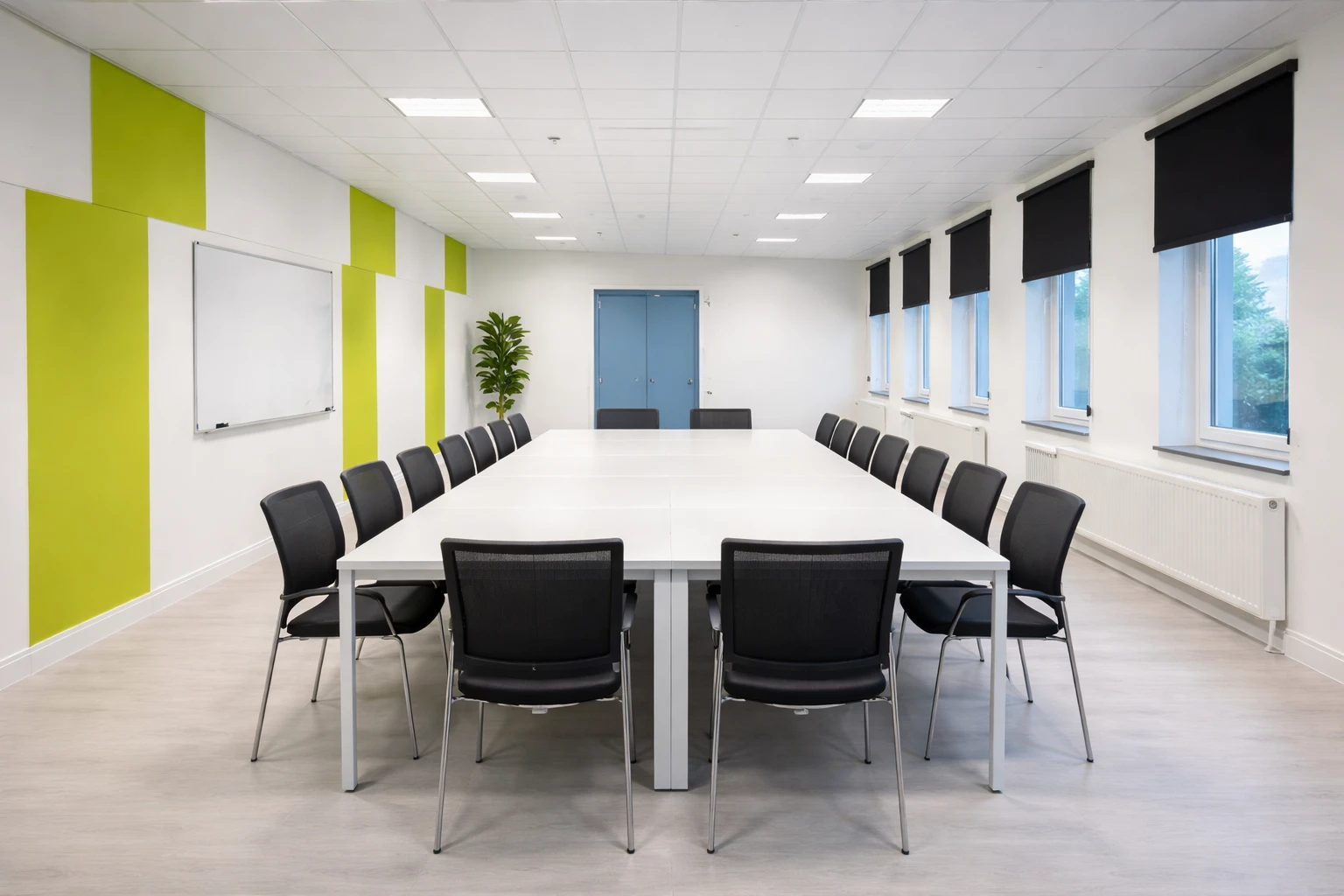 Professional office painting services London workspace